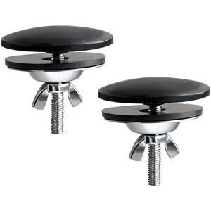 Kitchen Sink Hole Cover Black 2 Inch Metal Faucet Hole Cove Set of 2